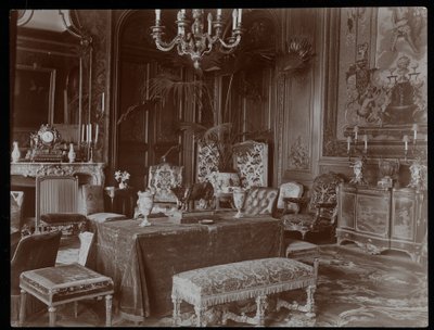 A room in the residence of the Countess De Ganay, Paris by Byron Company